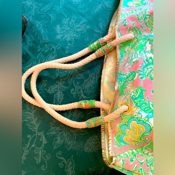 Lily Pulitzer canvas bag 🐠🩵🌸🏝️✨ - Picture 6 of 9